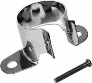 Ignition Coil Bracket - Canister Style - Intake Manifold / Vertical Mount - Steel - Chrome - Various GM - Each