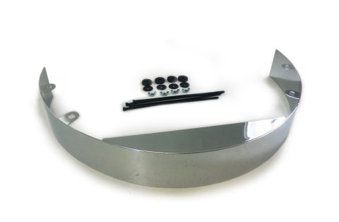 Fan Shroud - 20 in Diameter - 5 in Wide - Steel - Chrome - Each