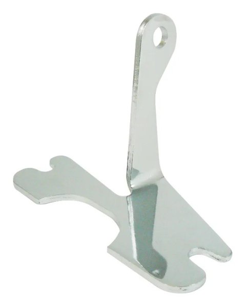 Air Conditioning Bracket - Passenger Side - Steel - Chrome - Axial Compressor - Small Block Chevy - Each
