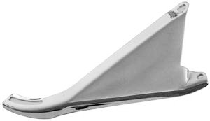 Alternator Bracket - Driver Side - Upper - Intake / Water Pump Mount - Steel - Chrome - Big Block Chevy - Each