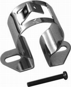 Ignition Coil Bracket - Canister Style - Remote Mount - Steel - Chrome - Universal - Each