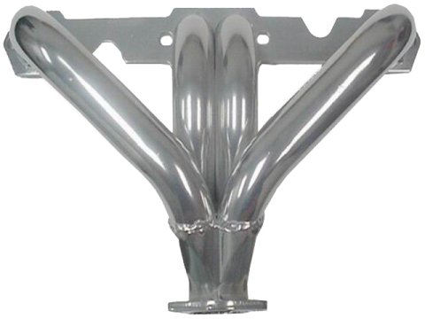 Headers - 1.625 in Primary - 2.5 in Collector - Gaskets / Hardware Included - Steel - Ceramic - Small Block Chevy - Pair