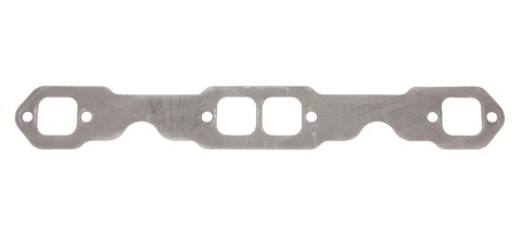 Exhaust Header / Manifold Gasket - 1.500 x 1.450 in Square Port - Steel Core Graphite - Small Block Chevy - Each