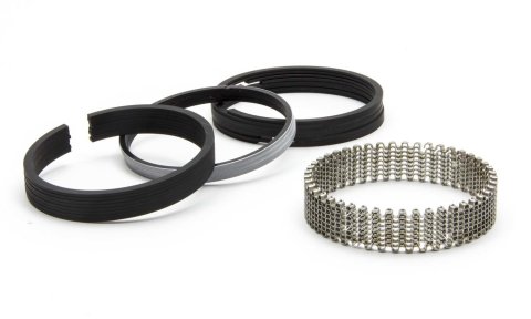 Piston Rings - Economy - 4.000 in Bore - Drop In - 5/64 x 5/64 x 3/16 in Thick - Standard Tension - Cast Iron - Phosphate - 8-Cylinder - Kit