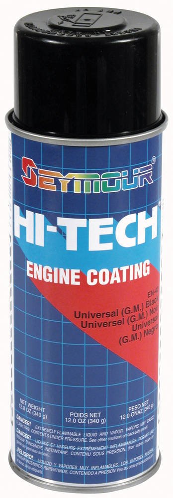 Paint - HI TECH ENGINE - High Temperature - Alkyd Enamel - GM Black - 16 oz Aerosol - Each