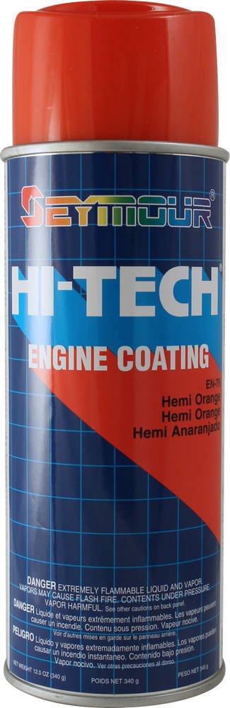 Paint - HI TECH ENGINE - High Temperature - Alkyd Enamel - Hemi Orange - 16 oz Aerosol - Each