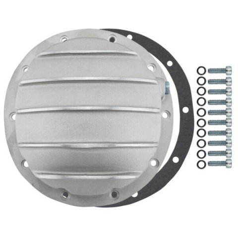 Differential Cover - Gasket / Hardware Included - Aluminum - Natural - Rear - 8.5 / 8.6 in - GM 10-Bolt - Kit