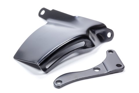Alternator Bracket - O.E. Style - Passenger Side - Steel - Black Paint - Long Water Pump - Small Block Chevy - Kit