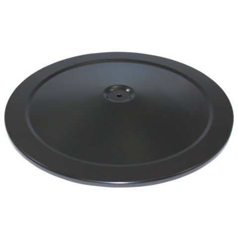 Air Cleaner Lid - Muscle Car Style - 14 in Round - Steel - Black Paint - Each