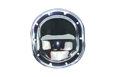 Differential Cover - Rear - Steel - Chrome Plated - Ford 7.5 - Each