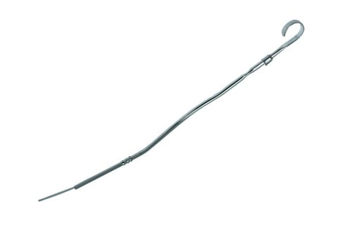 Engine Oil Dipstick - Solid Tube - Block Mount - Steel - Chrome - Oldsmobile V8 - Each