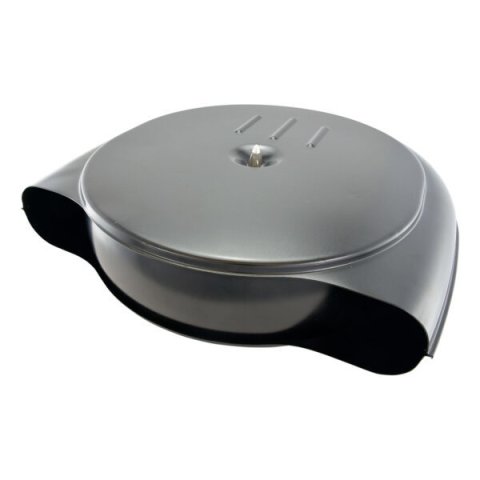 Air Cleaner Assembly - Retro Style - 18 in Length - 18.5 in Wide - 5-1/8 in Carb Flange - Flat Base - Steel - Black Powder Coat - Cadillac / Oldsmobile - Kit