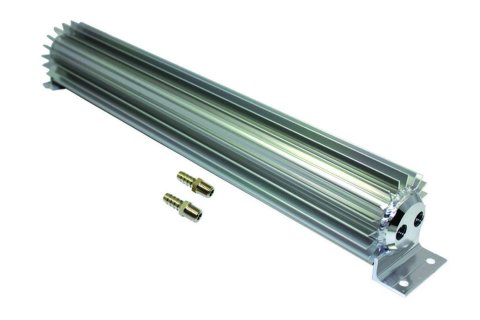 Fluid Cooler - Dual Pass - 26.375 x 2.25 x 3.25 in - Heat Sink - 3/8 in NPT Female Inlet / Outlet - Aluminum - Clear Anodized - Each