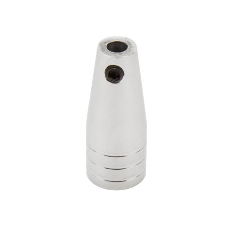 Dash Knob - 0.188 in Bore - Set Screw - 0.625 in Diameter - 1.563 in Long - Aluminum - Polished - Each