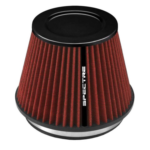 Air Filter Element - Conical - 7.719 in Base - 5.219 in Top Diameter - 6.219 in Tall - Synthetic - Red - Universal - Each