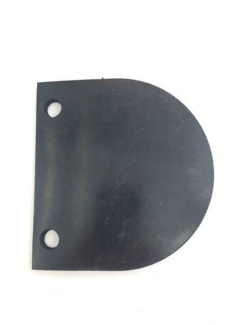 Flapper Valve Gasket - Half Round - Rubber - Natural - Superior Fuel Cell Filler Plate - Each