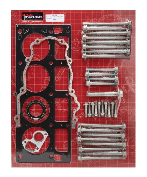 Cylinder Head Gasket - 3.900 in Bore - Bolts Included / Timing Cover Gasket - Multi-Layer Steel - GM LS-Series - Kit
