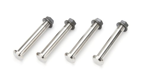 Motor Plate Bolt Kit - 3/4-24 in Thread - Allen Head - Jet Nuts - Titanium - Natural - Spring Car Motor Plate - Set of 4