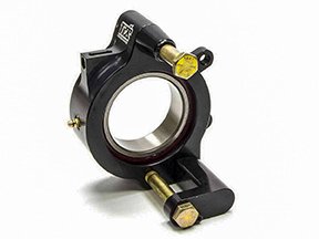 Birdcage - Driver Side - 2.760 in ID Bearing - Adjustable - Single Bearing - Hardware Included - Aluminum - Black Anodized - Sprint Car - Each