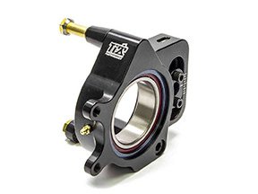 Birdcage - Passenger Side - 2.760 in ID Bearing - Single Bearing - Adjustable - Aluminum - Black Anodized - Sprint Car - Each
