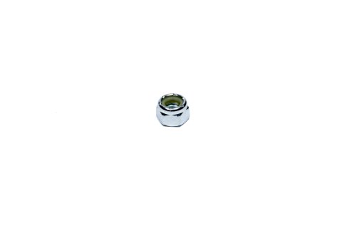 Nut - Locking - 5/16-18 in Thread - Hex Head - Nylon Insert - Steel - Zinc Oxide - Ti22 Birdcage - Each