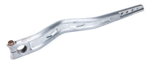 Torsion Arm - S-Bend - Front - Driver Side - Hardware Included - Aluminum - Clear Anodized - Sprint Car - Each