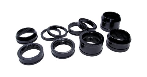 Axle Spacer Kit - 0.375 / 0.75 / 1 / 2 in Thick - Straight - 1.25 / 2 / 2.5 in Thick - Tapered / Splined - Aluminum - Black Anodized - Sprint Axle - Kit