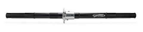Open Tube Axle - Lightweight - 52 in Long - 1 in Offset - 42 Spline Hub - 46 Spline Brake Mount - 1.875 in ID - Aluminum - Black Anodized - Sprint - Each