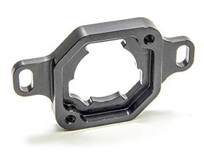 Power Steering Pump Bracket - Adjustable - Aluminum - Black Anodized - Sprint Car - Each