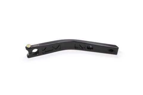Torsion Arm - Rear - Passenger Side - 7/8 in Spline - 9.75 in Long - 4.125 in Offset - 7/16-20 in Female Thread - Hardware Included - Aluminum - Black Anodized - Micro / Mini - Each