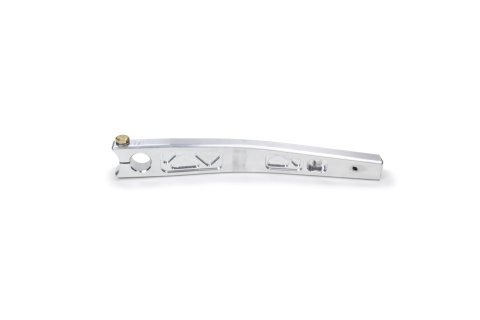 Torsion Arm - Rear - Passenger Side - 7/8 in Spline - 9.5 in Long - 1.5 in Offset - 7/16-20 in Female Thread - Hardware Included - Aluminum - Clear Anodized - Micro / Mini - Each