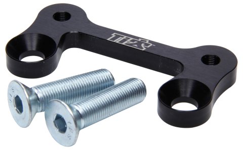 Brake Caliper Bracket - Front - Driver Side - Hardware Included - Aluminum - Black Anodized - 10-1/8 in Rotor - 3-1/4 in Lug Mount Calipers - Midget - Each