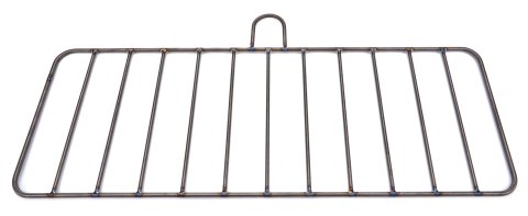 Rock Screen - 27 x 9 in - 2 in Wide Slots - Titanium - Tall Chassis - Sprint Car - Each