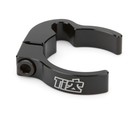 Line Clamp - 2-Piece - 1.38 in ID - Aluminum - Black Anodized - Each