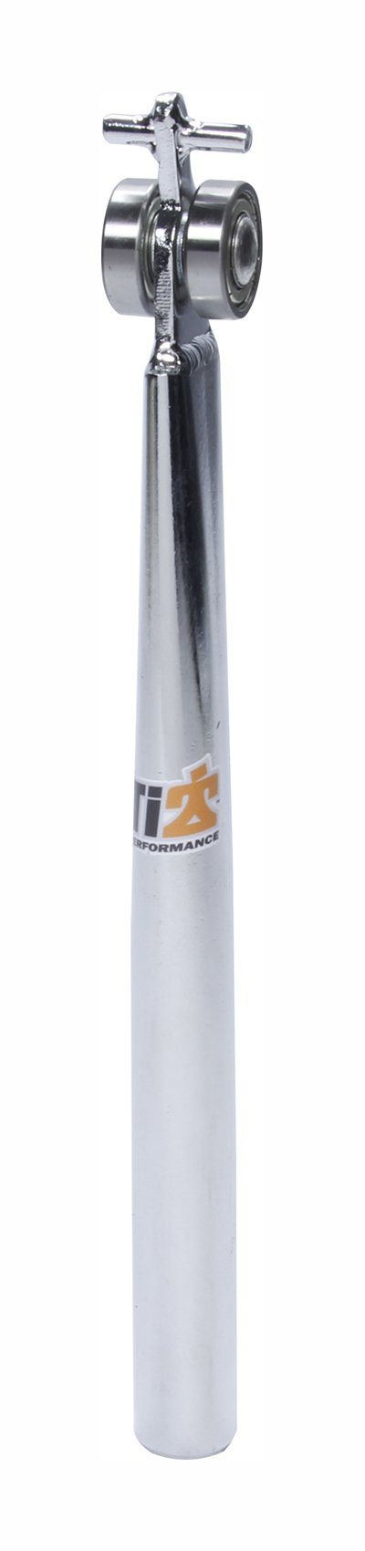 Wing Post - Top - Roller - 12 in Long - Chromoly - Chrome - Sprint Car - Each