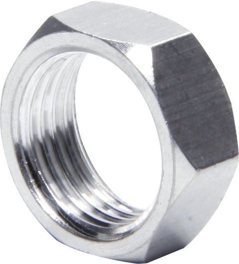 Jam Nut - Thin OD - 5/8-18 in Right Hand Thread - 1/4 in Thick - Aluminum - Natural - Set of 10