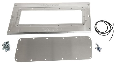 Valley Cover - Aluminum - Natural - 440 - Mopar RB-Series - Kit