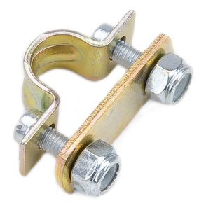 Shifter Cable Clamp - Hardware Included - Steel - Cadmium - Turbo Action Cheetah SCS Shifter - Powerglide / TH350 / TH400 - Kit