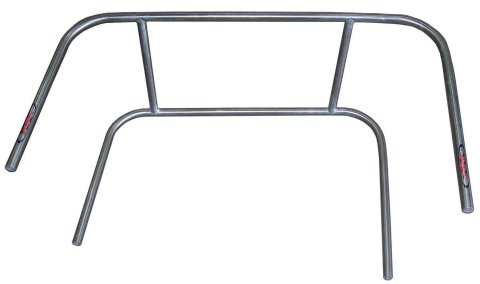Nerf Bar - Passenger Side - 4 Point - 3/4 in Tube - Stainless - Natural - Triple X Micro / Mini - Each