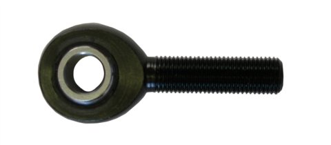 Rod End - Spherical - 3/8 in Bore - 3/8-24 in Left Hand Male Thread - Aluminum - Black Anodized - Triple X Micro / Mini - Each