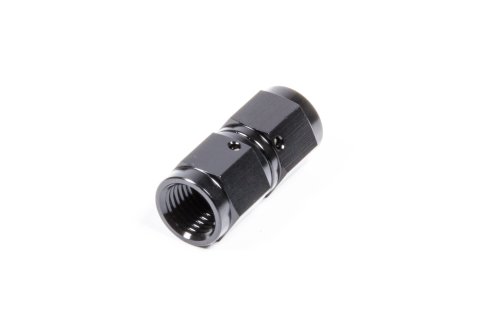 Fitting - Adapter - Straight - 4 AN Female to 4 AN Female - Swivel - Aluminum - Black Anodized - Each