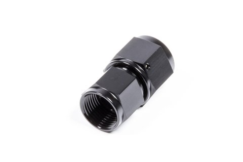 Fitting - Adapter - Straight - 6 AN Female to 8 AN Female Swivel - Aluminum - Black Anodized - Each