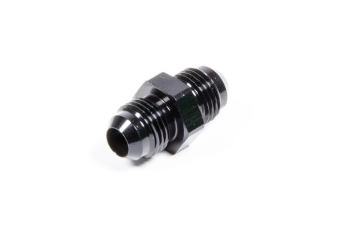 Fitting - Adapter - Straight - 6 AN Male to 6 AN Male - Aluminum - Black Anodized - Each