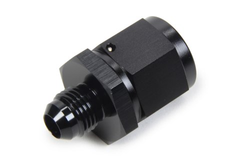 Fitting - Adapter - Straight - 10 AN Female Swivel to 6 AN Male - Aluminum - Black Anodized - Each