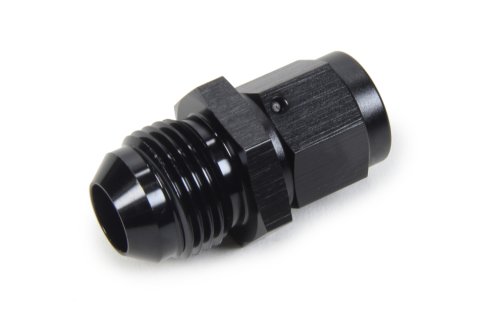 Fitting - Adapter - Straight - 6 AN Female to 8 AN Male Swivel - Aluminum - Black Anodized - Each