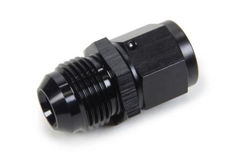 Fitting - Adapter - Straight - 8 AN Female to 10 AN Male Swivel - Aluminum - Black Anodized - Each