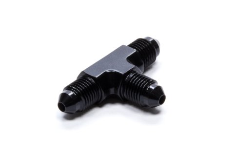 Fitting - Adapter Tee - 3 AN Male x 3 AN Male x 3 AN Male - Aluminum - Black Anodized - Each