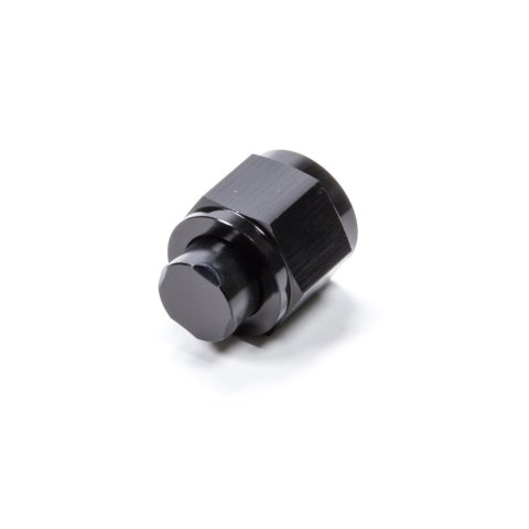 Fitting - Cap - 6 AN - Aluminum - Black Anodized - Each