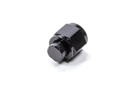 Fitting - Cap - 8 AN - Aluminum - Black Anodized - Each