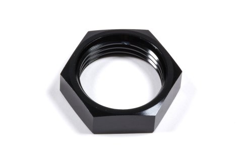 Bulkhead Fitting Nut - 12 AN - Aluminum - Black Anodized - Each